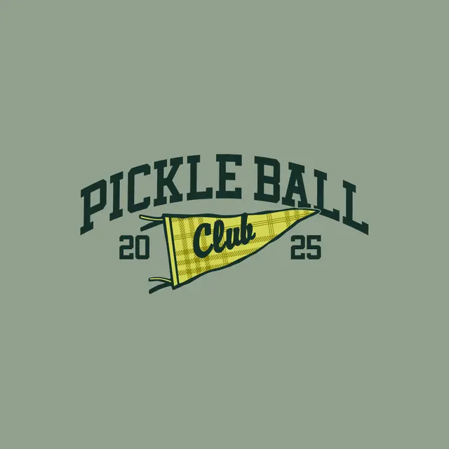 Pickleball Club Plaid Pennant PR Shirt