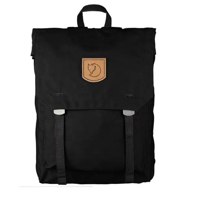 Fjallraven Foldsack No.1 16L Backpack fjr00cf Black Front