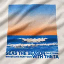 Kappa Alpha Theta Ocean Waves Sunset Date Party Shirt