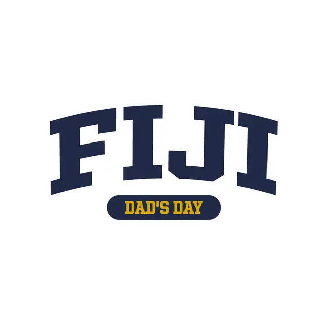 Phi Gamma Delta Bold FIJI Text Parent's Weekend Crewneck