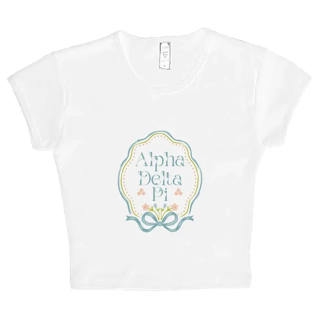 Alpha Delta Pi Elegant Frame and Bow PR Shirt 2