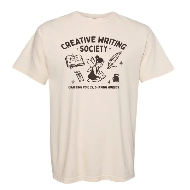 Creative Writing Society Fairy and Quill PR Shirt 2