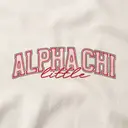 Alpha Chi Omega Bold Lettering Little Reveal Shirt