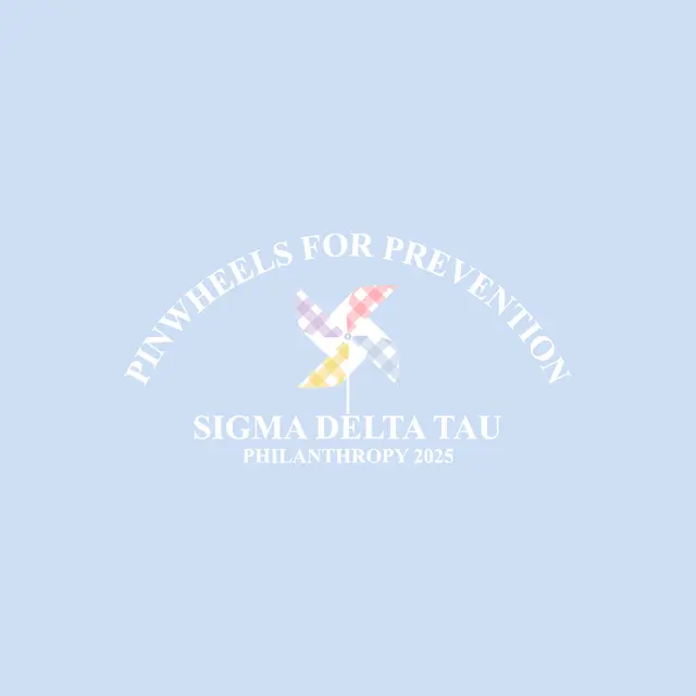 Sigma Delta Tau Pinwheel Pastel Design Philanthropy Hoodie