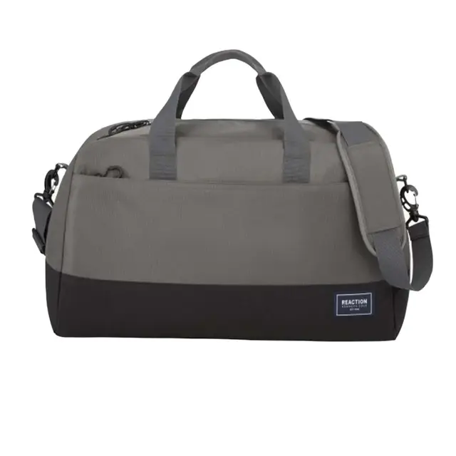 Kenneth Cole Reaction Sport Duffel 9951-00 Black with Gray Front
