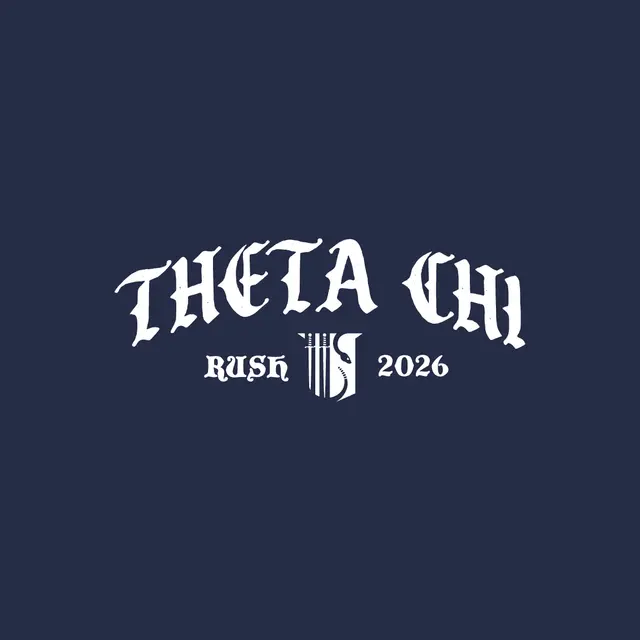 Theta Chi Gothic Text Rush Crewneck