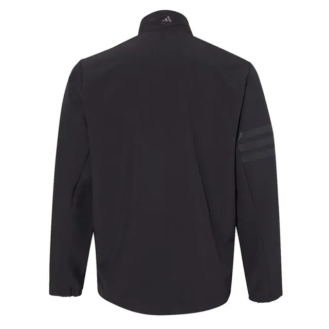 Adidas Climastorm 3-Stripes Jacket a267 Black Black Back