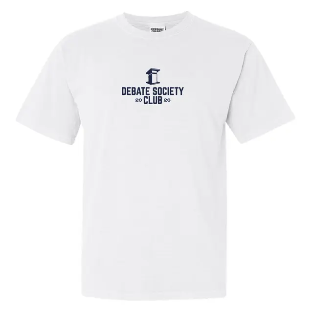 Debate Society Club Podium Graphic PR Shirt 2