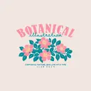 Botanical Illustration Club Flowers Graphic PR Shirt