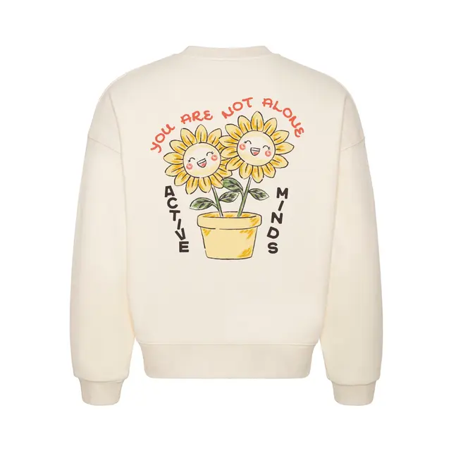 Active Minds Floral Illustration PR Crewneck 2