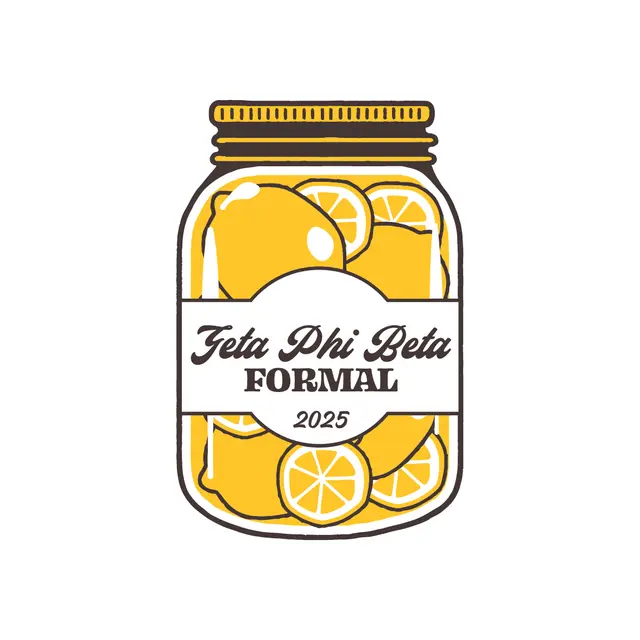 Zeta Phi Beta Lemon Jar Formal Tank