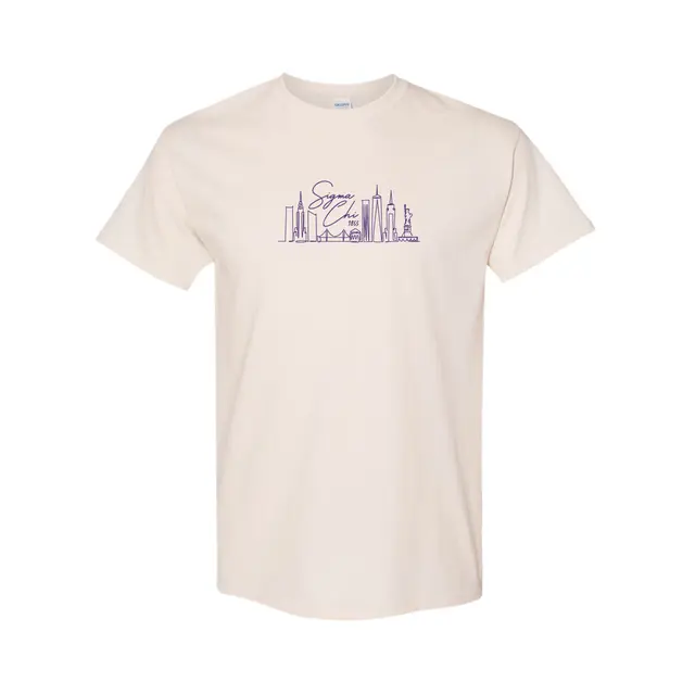 Sigma Chi City Skyline Hand Drawn PR Shirt 2