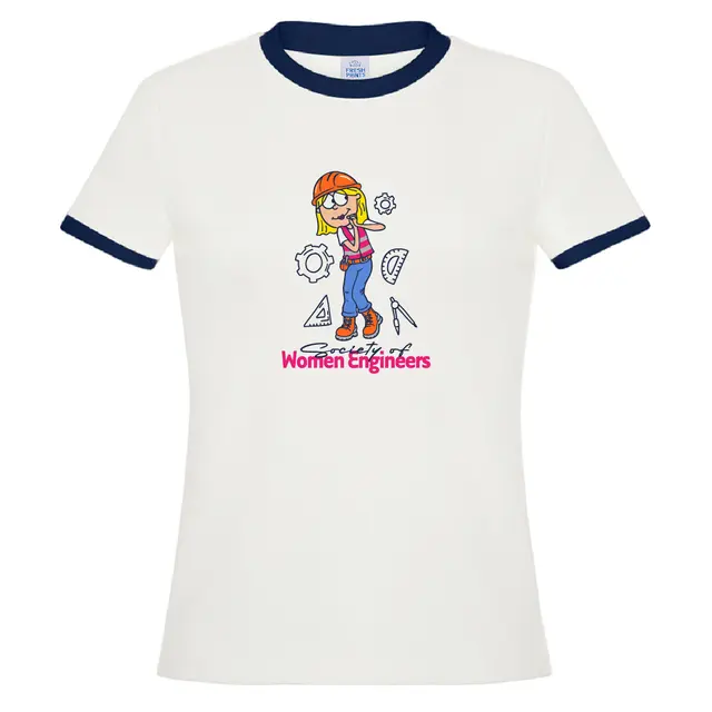 Society of Women Engineers Cartoon Engineer PR Shirt 2