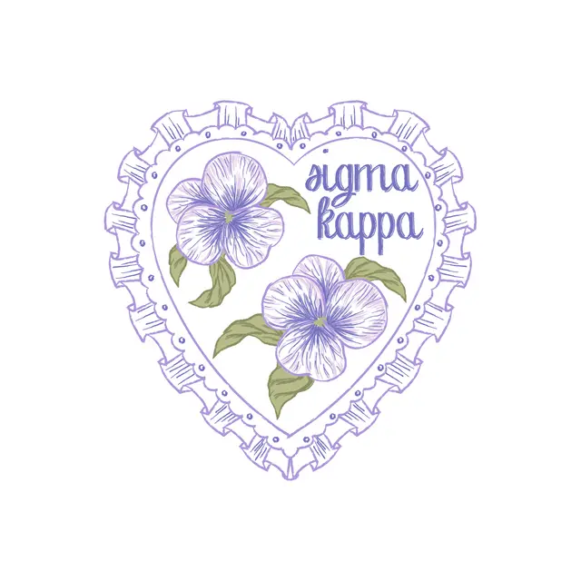 Sigma Kappa Floral Heart PR Shirt