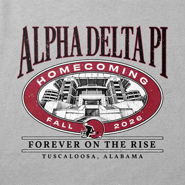 Alpha Delta Pi Vintage Stadium Homecoming Sweater