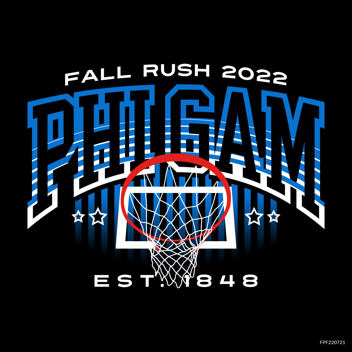Athletic Star Dunk Fall Rush Hoodie Phi Gamma Delta Merch | Fresh Prints