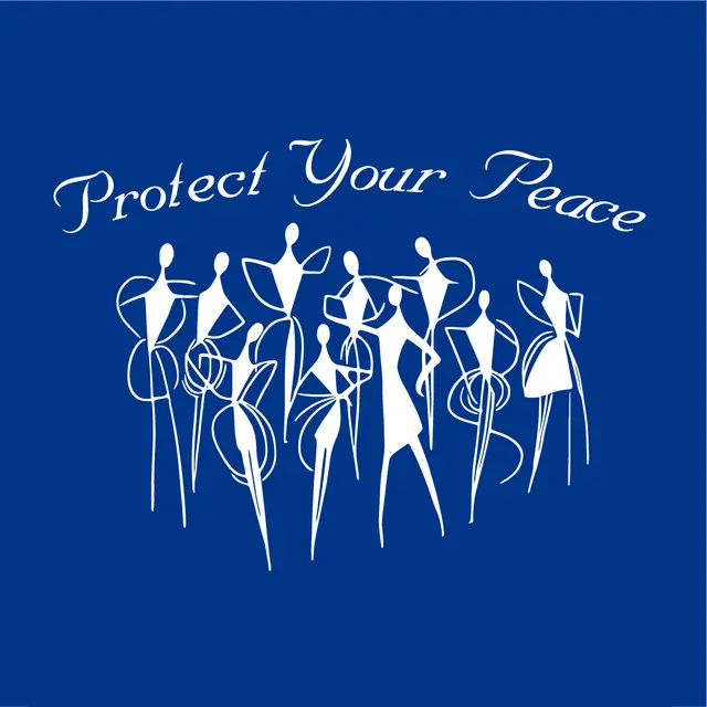 Protect Your Peace Abstract Figures PR Tank