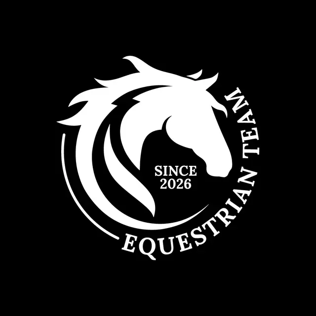 Equestrian Team Horse Head Logo PR Crewneck