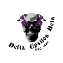 Delta Epsilon Beta Skull with Flowers PR Tote