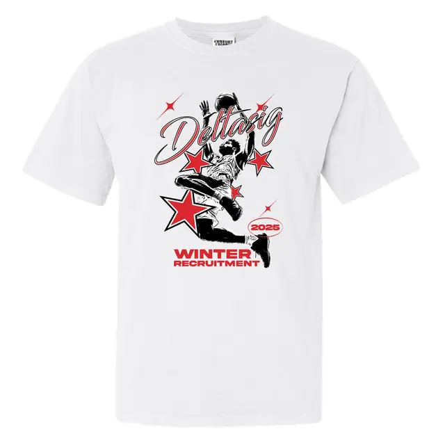 Delta Sigma Pi Slam Dunk Stars Winter Recruitment Shirt 2