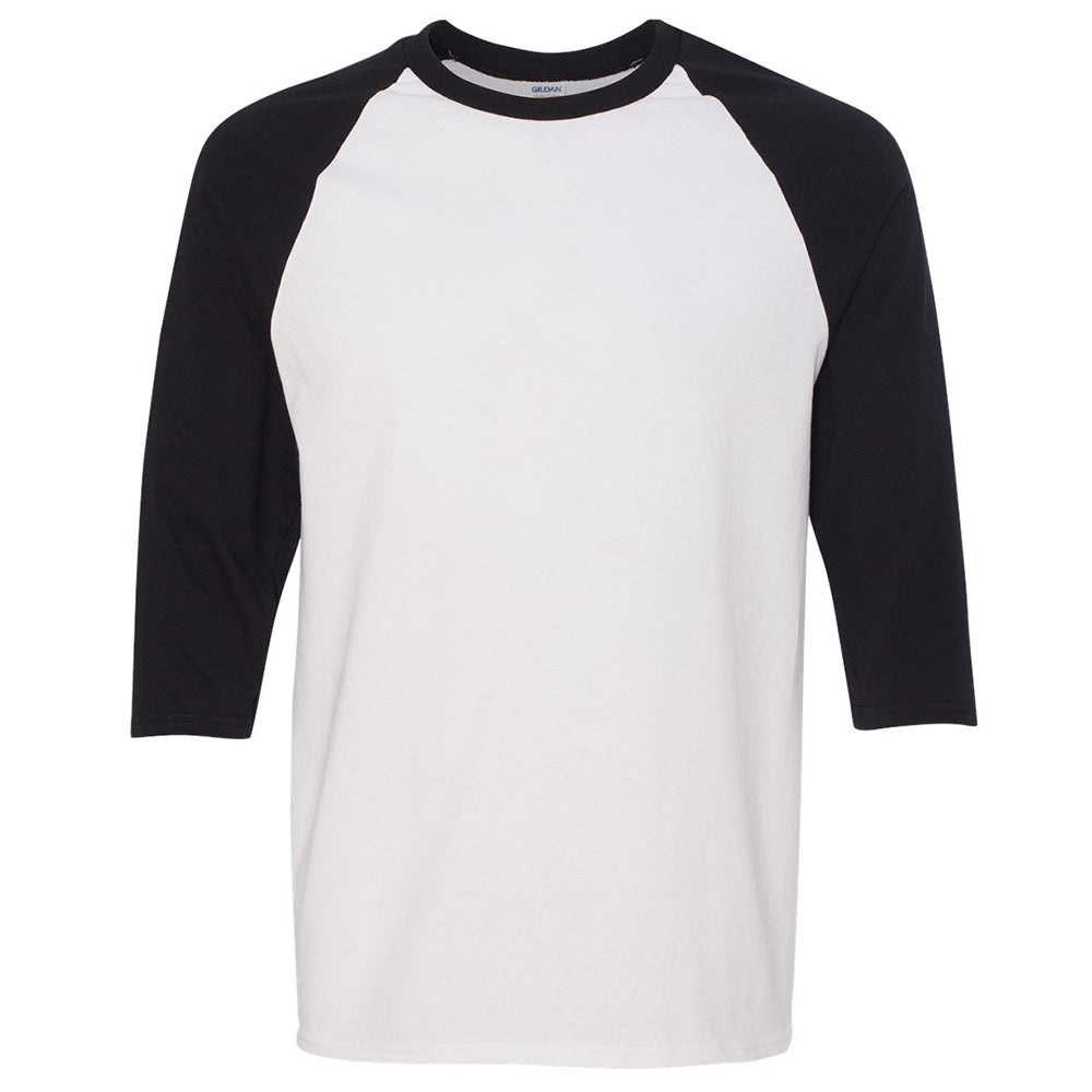 Gildan ADULT HEAVY COTTON™ 5.3 OZ. 3/4-RAGLAN SLEEVE T-SHIRT