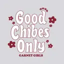 Garnet Girls Curvy Lettering Floral PR Crewneck