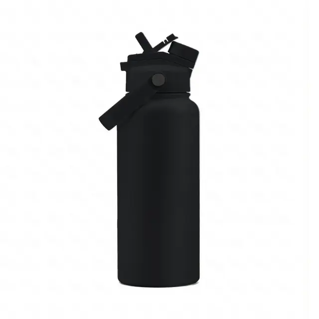 Flat lay for HD-15-N-BLACK-32OZ (Front)