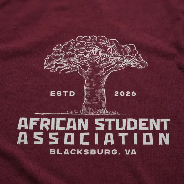 African Student Association Tree Illustration PR Hoodie