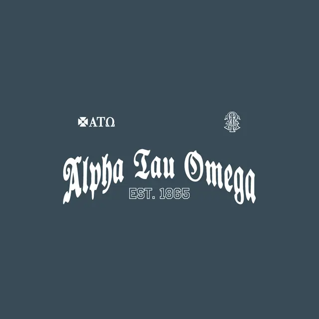 Alpha Tau Omega Gothic Lettering PR Jersey