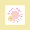Alpha Delta Pi Cute Flower Design Big Little Reveal Shirt