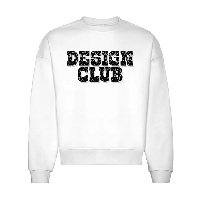Design Club Polka Dot Typography PR Sweater 2