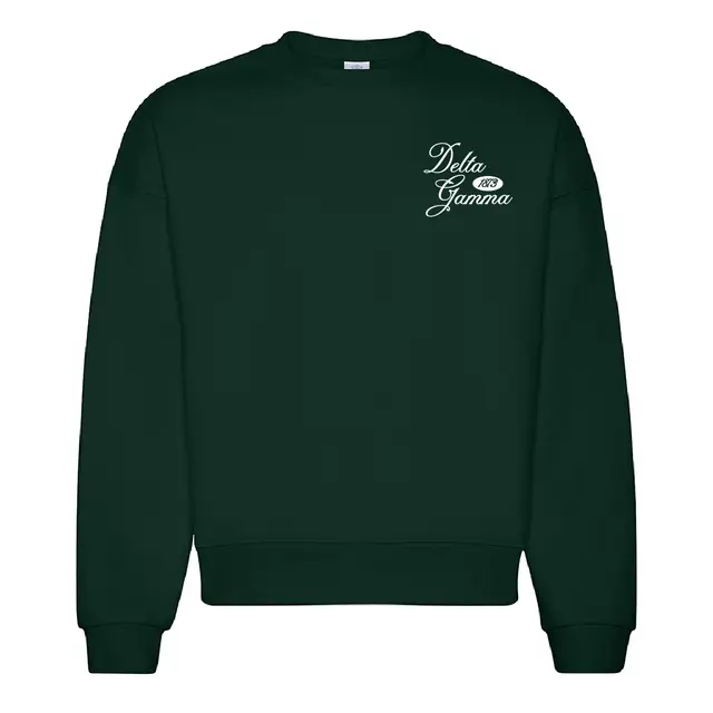 Delta Gamma Flowing Script PR Crewneck 2