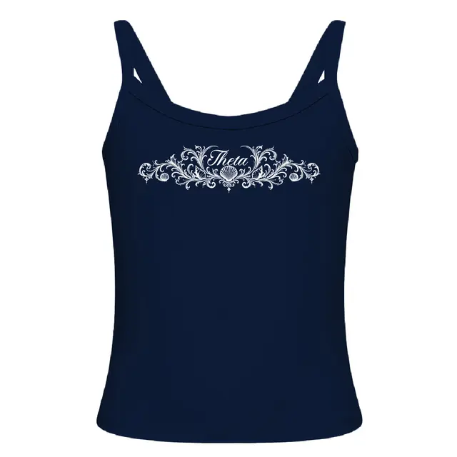 Kappa Alpha Theta Ornate Floral Design PR Tank 2
