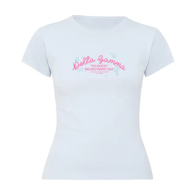 Delta Gamma Starry Script Recruitment Shirt 2