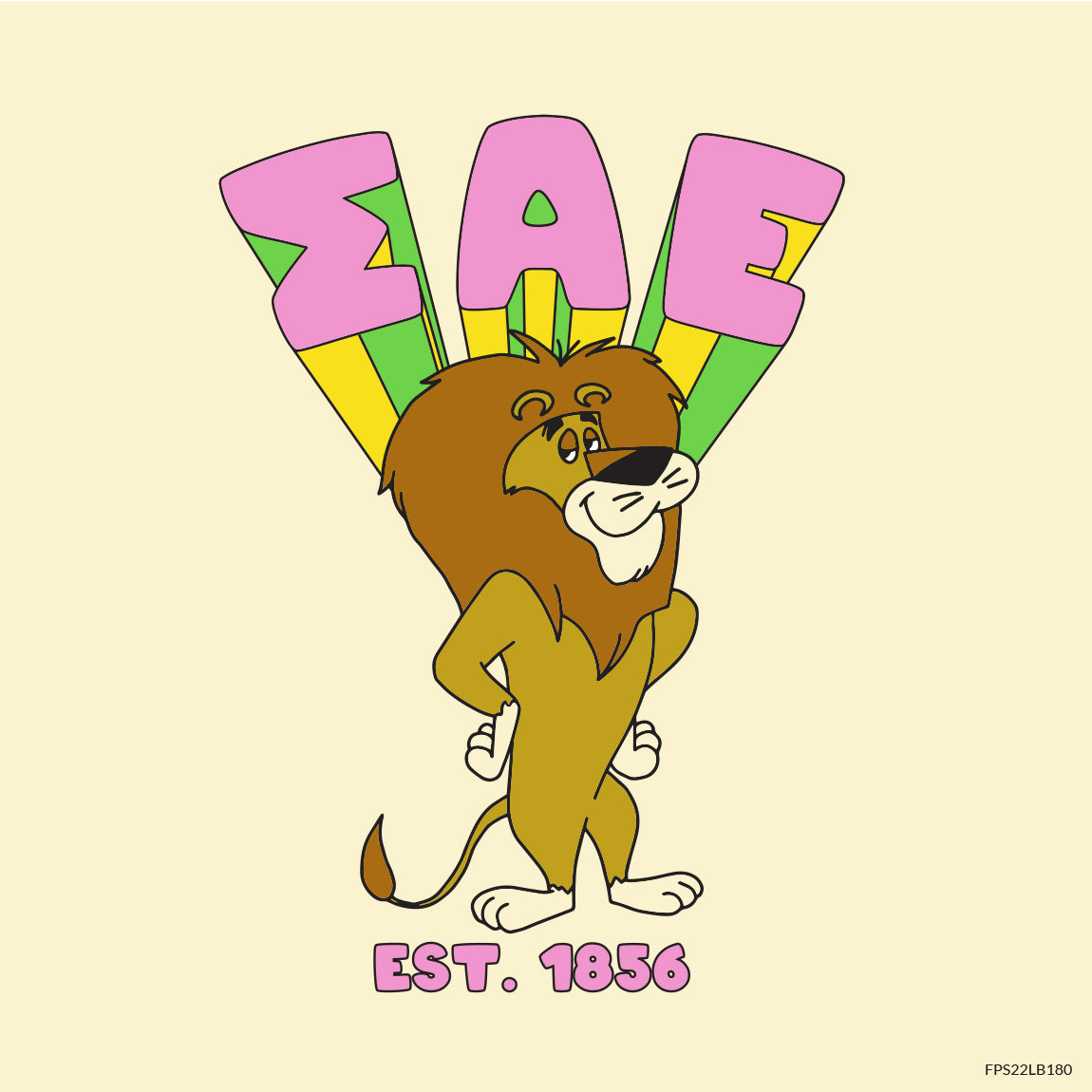 Cartoon Lion Pose PR Hoodie with Irving Stitch Sigma Alpha Epsilon ...