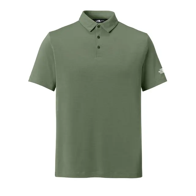 The North Face Canyon Crest Polo Bark Mist Green Front