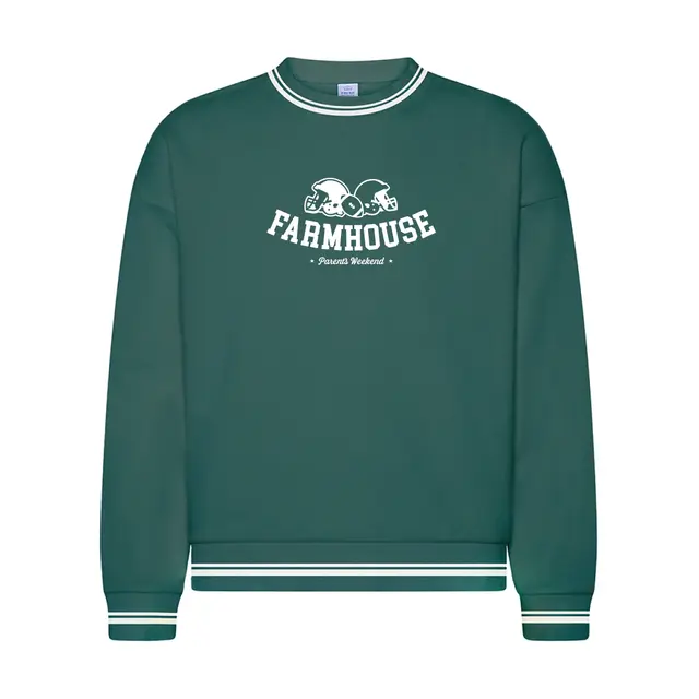 FarmHouse Football Helmets Parents Weekend Crewneck 2