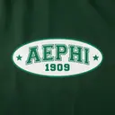 Alpha Epsilon Phi Block Lettering Oval Graphic PR Tank