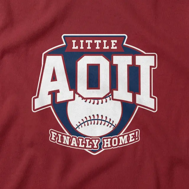 Alpha Omicron Pi Baseball Inspired Big Little Reveal Sweater