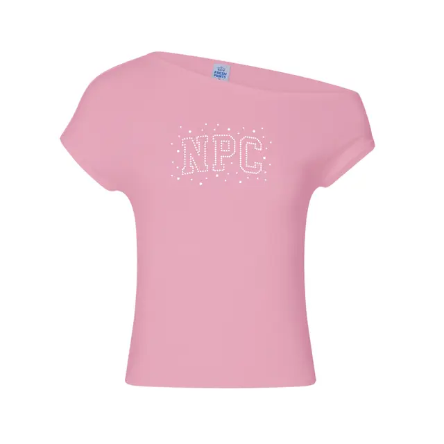 National Panhellenic Conference Dotted Outline Text PR Shirt 2