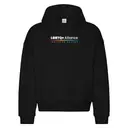 Simple Gender Color Spectrum Graphic PR Hoodie Design for LGBTQ+ Alliance