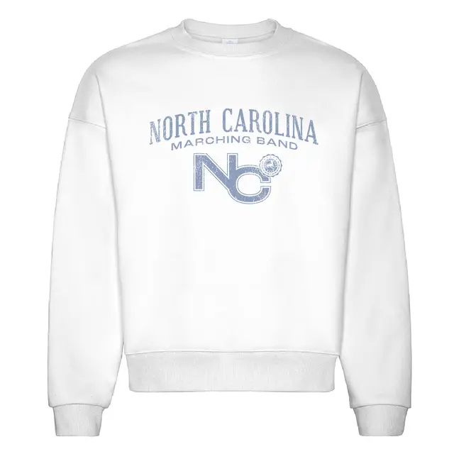 Step Loud Bold NC Text PR Crewneck-2