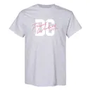 Delta Gamma Script Text on Block Letters Parent's Weekend Shirt 2