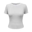 Fresh Prints Sunset Ribbed T-shirt fp28 White Front