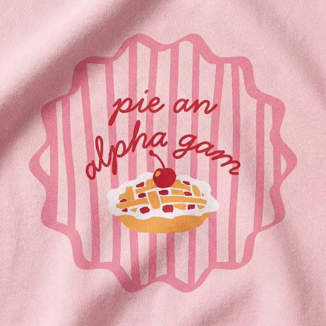 Alpha Gamma Delta Pie Illustration Philanthropy Tank 2