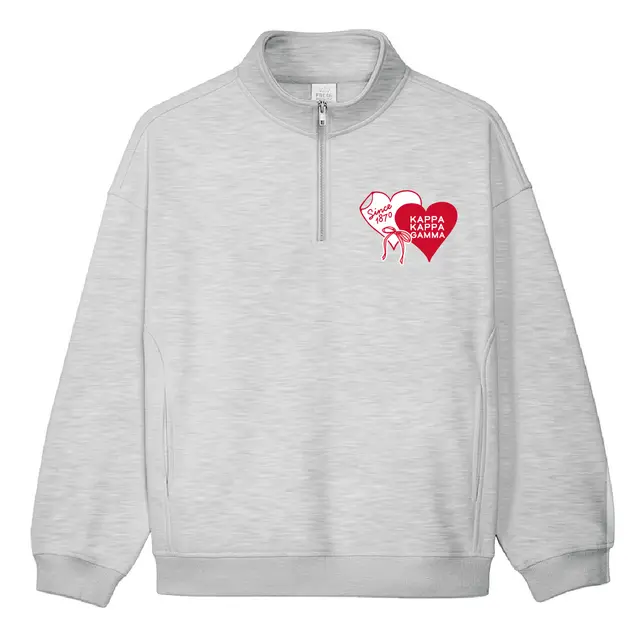 Kappa Kappa Gamma Heart and Ribbon PR Sweater 2