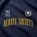 Debate Society Curved Text PR Sweater