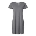 Ladies' V-Neck Cover-Up Granite Heather Front
