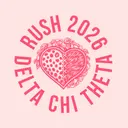 Delta Chi Theta Floral Heart Rush Shirt