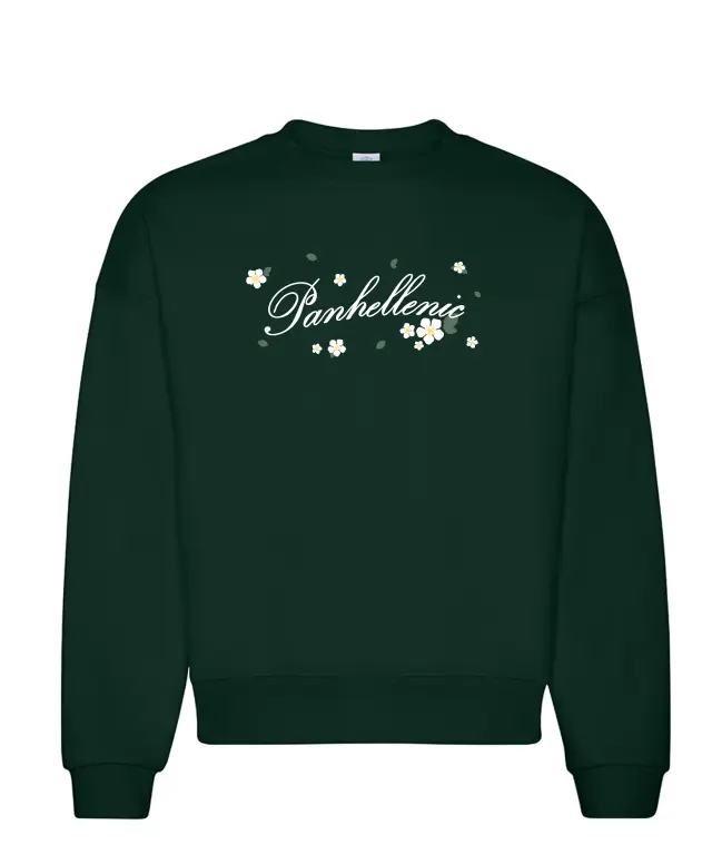 National Panhellenic Conference Floral Illustration PR Sweater